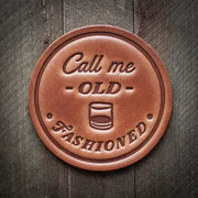 Vintage Leather Coasters